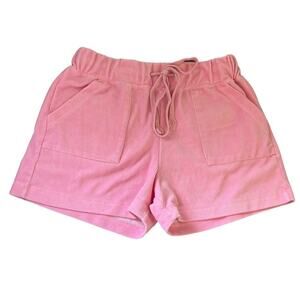 BNCI Athletique Pink Soft Rib Knit Higher Waist Drawstring Shorts